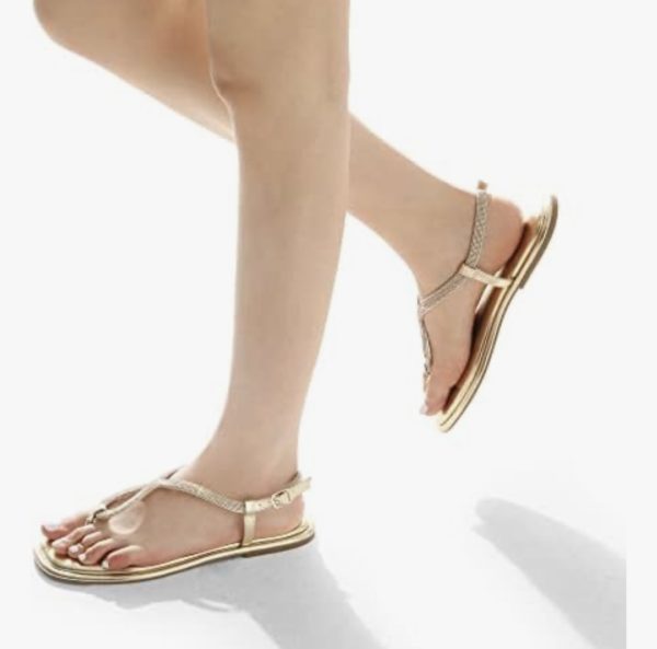 Sandalias brillantes