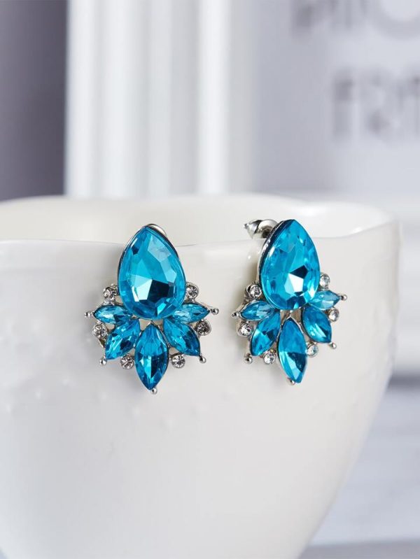 Aretes de cristal azul - Imagen 2