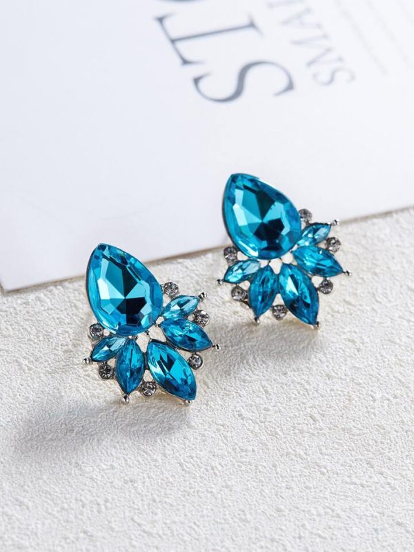 Aretes de cristal azul - Imagen 3