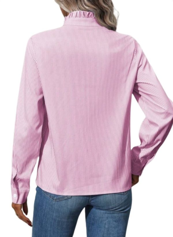 Blusa semiformal rosa - Imagen 5