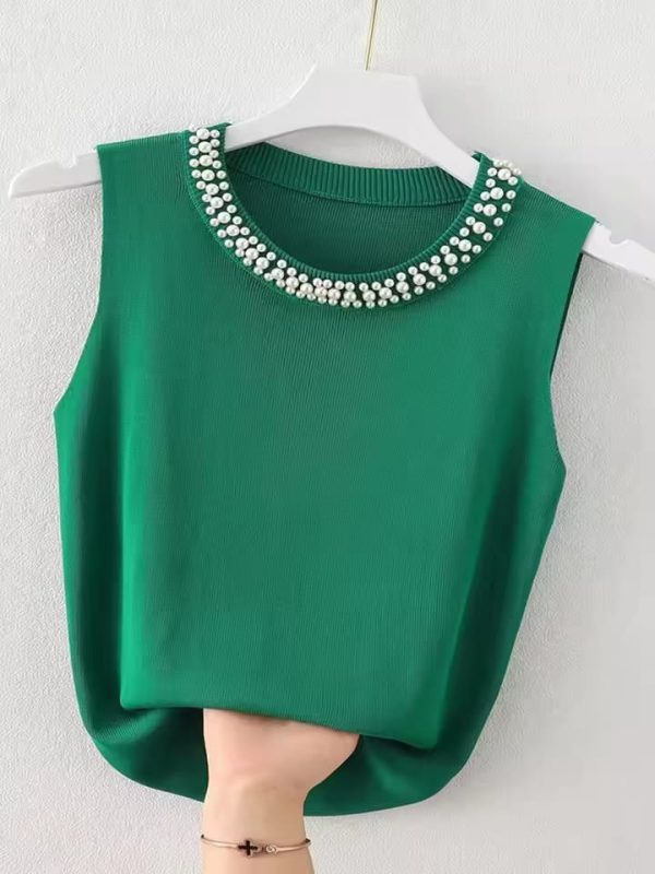 Blusa de punto verde - Imagen 3