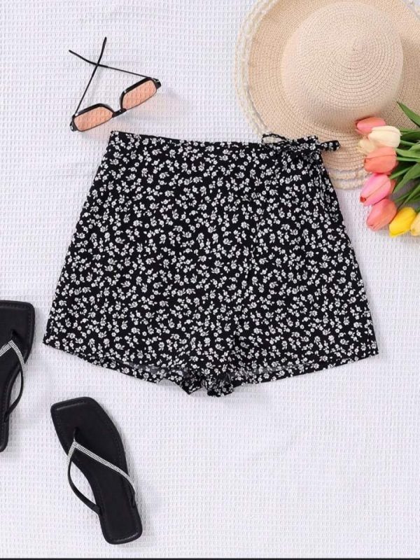 Skort estampado floral - Imagen 4