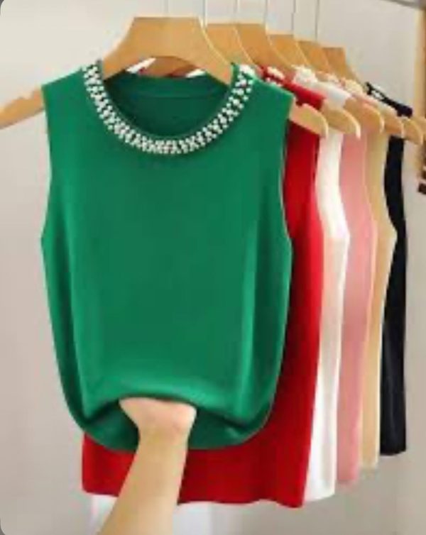 Blusa de punto verde - Imagen 5