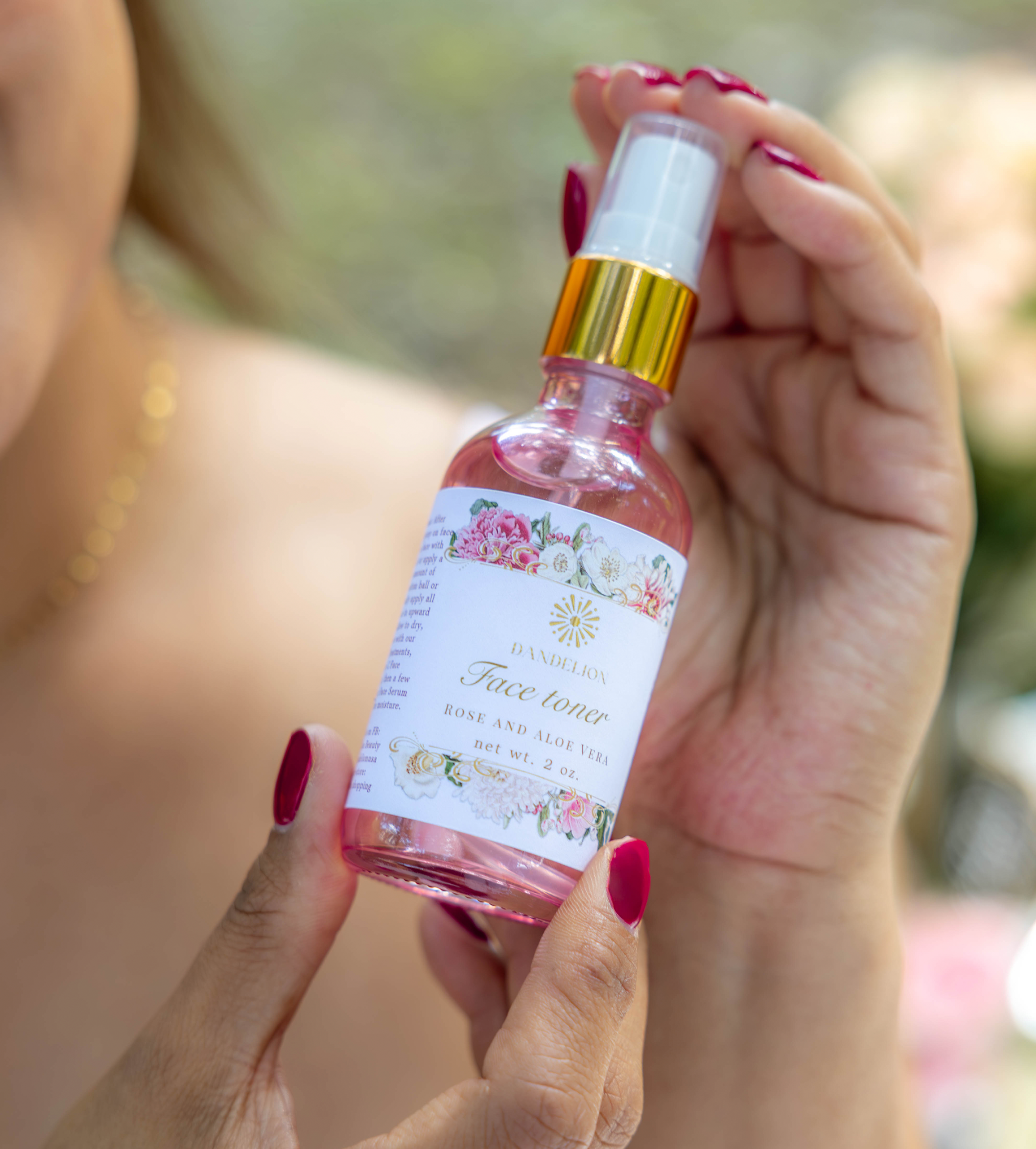 Face Toner (Rose + Aloe vera)